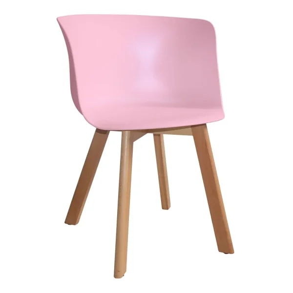 SILLÓN NORDIC WOOD ROSA