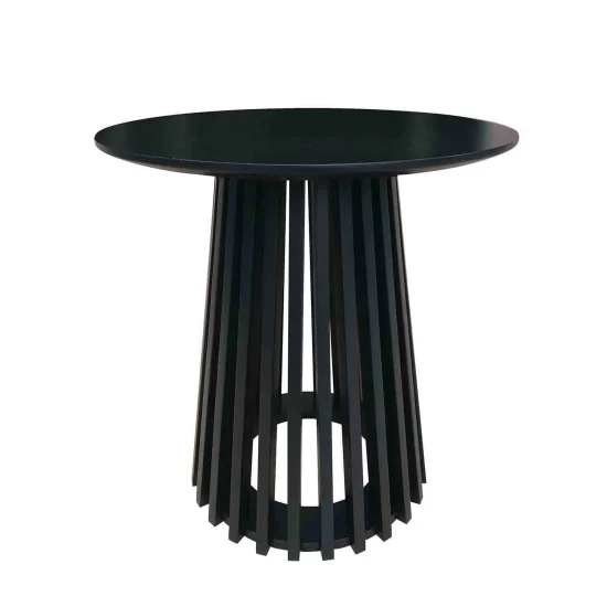 TAVOLINO DA CAFFÈ IN LEGNO NERO NEREA