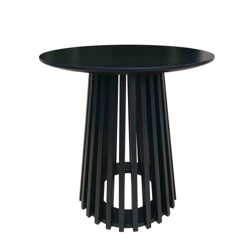 TAVOLINO DA CAFFÈ IN LEGNO NERO NEREA