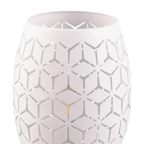 LAMPADA DA TAVOLO 1 LUCE METALLO BIANCO E27 BIRKITA LAMPADA DA TAVOLO 1 LUCE METALLO BIANCO E27 BIRKITA