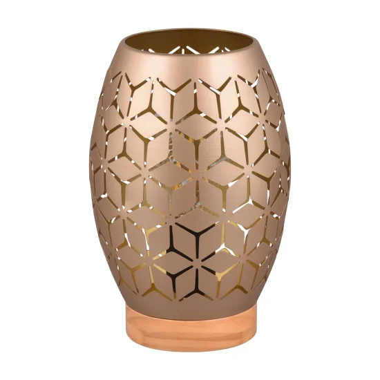 LAMPADA DA TAVOLO 1 LUCE METALLO COFFEE E27 BIRKITA 2