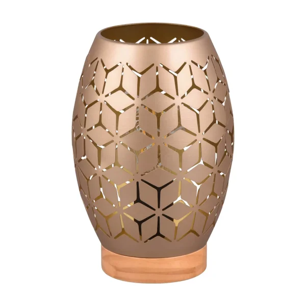 LAMPADA DA TAVOLO 1 LUCE METALLO COFFEE E27 BIRKITA LAMPADA DA TAVOLO 1 LUCE METALLO COFFEE E27 BIRKITA