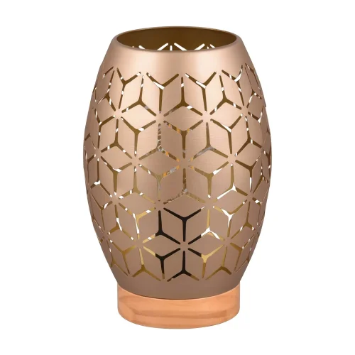 LAMPADA DA TAVOLO 1 LUCE METALLO COFFEE E27 BIRKITA LAMPADA DA TAVOLO 1 LUCE METALLO COFFEE E27 BIRKITA