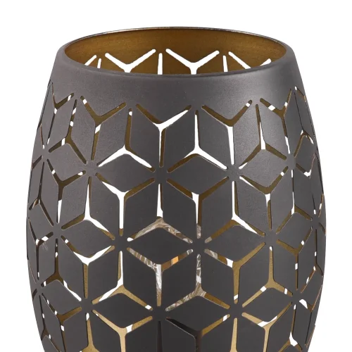 LAMPADA DA TAVOLO 1 LUCE METALLO NERO-ORO E27 BIRKITA LAMPADA DA TAVOLO 1 LUCE METALLO NERO-ORO E27 BIRKITA