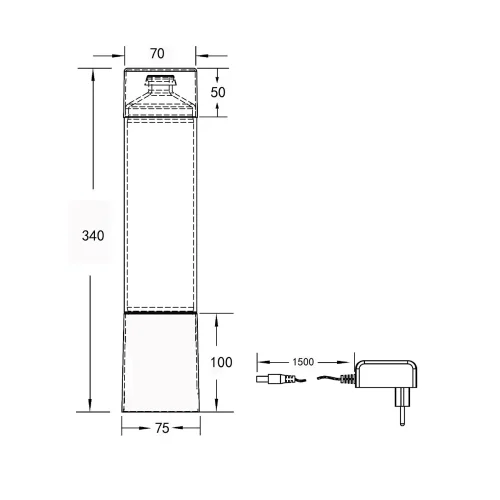 LAMPADA DA TAVOLO LED RGB 9 W SPARKLE