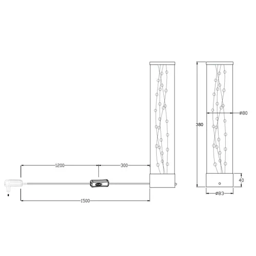 LAMPADA DA TAVOLO LED RGB 1,5 W 3000K RICCI