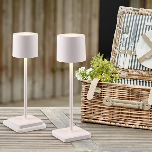 LAMPADA DA TAVOLO ESTERNA A LED 1,5 W REGOLABILE IP54 BIANCA FRISC