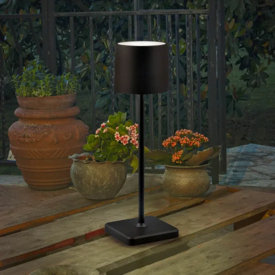 LAMPADA DA TAVOLO ESTERNA LED 1,5 W REGOLABILE IP54 NERA FRISCO