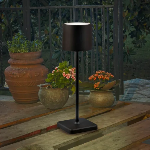 LAMPADA DA TAVOLO ESTERNA LED 1,5 W REGOLABILE IP54 NERA FRISCO