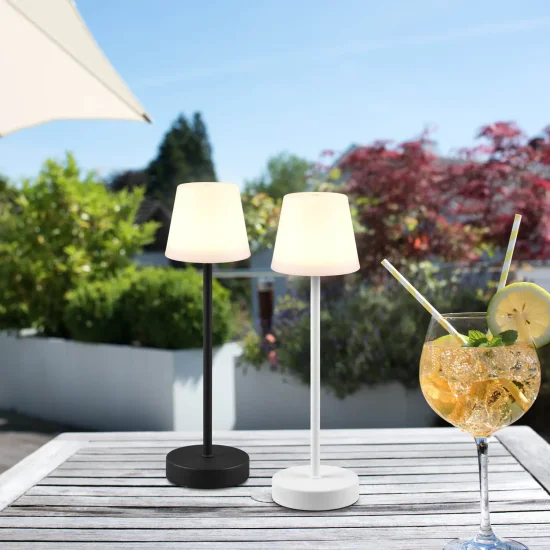 LAMPADA DA TAVOLO LED TATTILE A LED DIMMERABILE 2,2W IP44 NERA MINNA 2