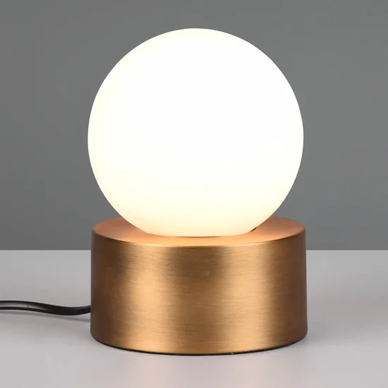 LAMPADA DA TAVOLO TATTILE BRONZO ANTICO E14 HESPERIA 2