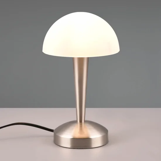 LAMPADA DA TAVOLO TATTILE LED 4,9 W 3000K NICHEL OPACO CORK 2
