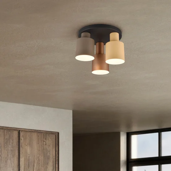 PLAFONIERA A 3 LUCI E27 AQUILES 2