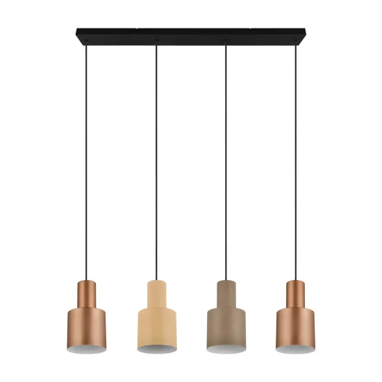 SOSPENSIONE DA SOFFITTO 4 LUCI E27 AQUILES