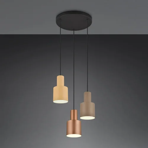 SOSPENSIONE A SOFFITTO 3 LUCI E27 AQUILES