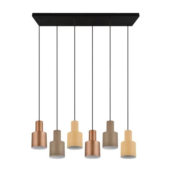 SOSPENSIONE DA SOFFITTO 6 LUCI E27 AQUILES 2