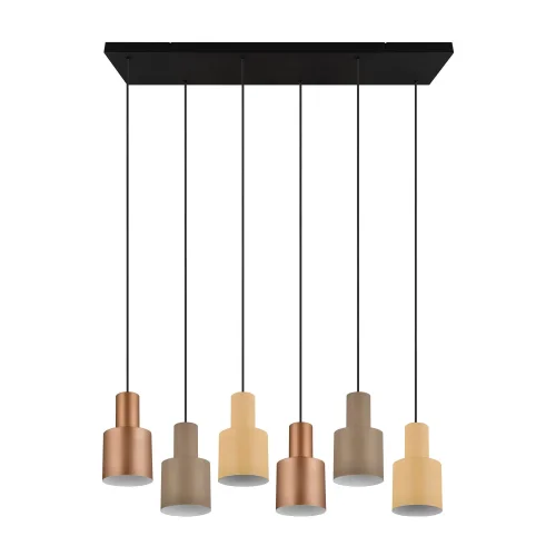 SOSPENSIONE DA SOFFITTO 6 LUCI E27 AQUILES