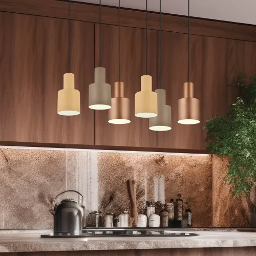 SOSPENSIONE DA SOFFITTO 6 LUCI E27 AQUILES