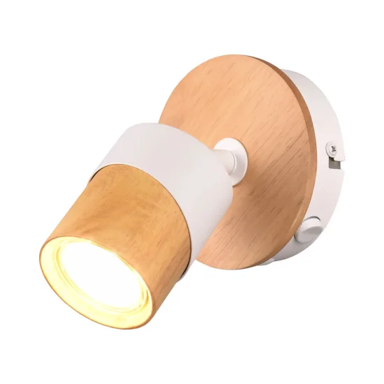 SPOT DA SOFFITTO/PARETE 1 LUCE GU10 BIANCO AMARU 2