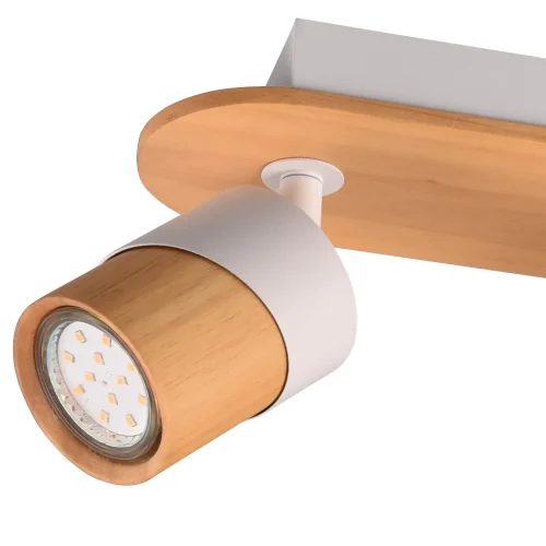 PROIETTORE DA SOFFITTO 3 LUCI GU10 BIANCO AMARU