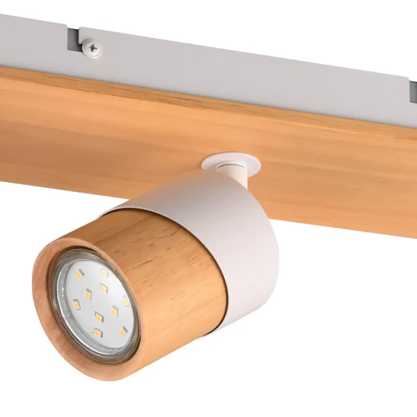 PROIETTORE DA SOFFITTO 3 LUCI GU10 BIANCO AMARU