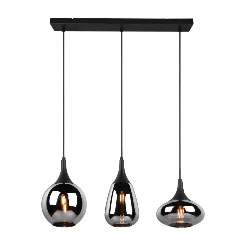 SOSPENSIONE A 3 LUCI COLORE ACCIAIO CROMATO E14 LESLIE SOSPENSIONE A 3 LUCI COLORE ACCIAIO CROMATO E14 LESLIE