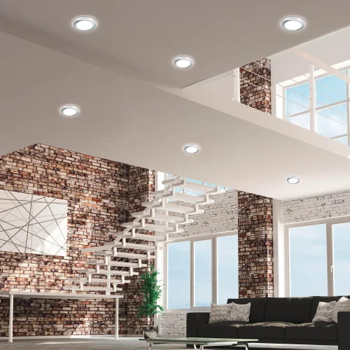 FARETTO INCASSATO LED 10W 3000K CROMATO ARANZA