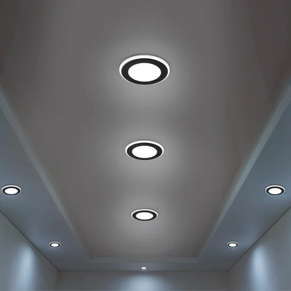 FARETTO INCASSO LED 5W 3000K NERO ARANZA