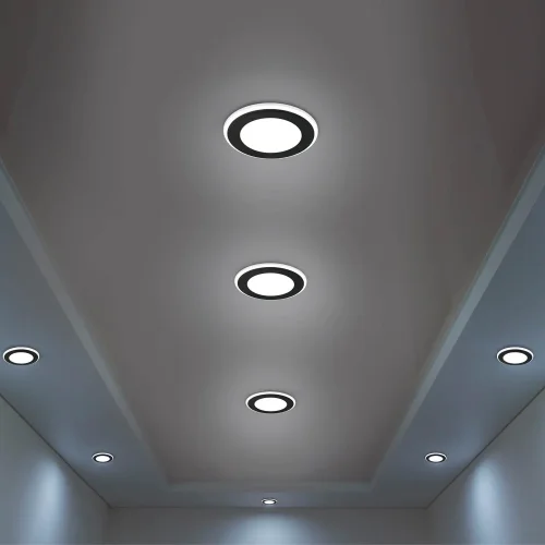 FARETTO INCASSO LED 5W 3000K NERO ARANZA