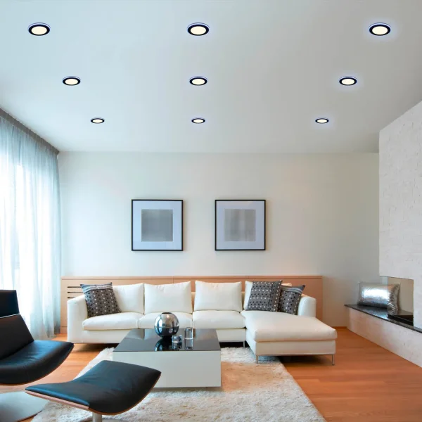 FARETTO INCASSO LED 5W 3000K NERO ARANZA