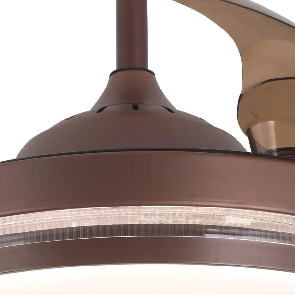 Larghezza Asps LED pieghe 35W 2700-6000K Brown Lorelei9.000 Lúzete Larghezza Asps LED pieghe 35W 2700-6000K Brown Lorelei9.000 Lúzete