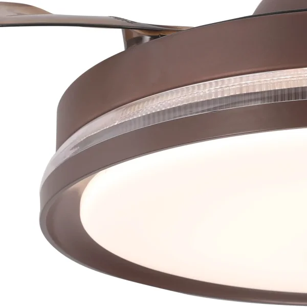 Larghezza Asps LED pieghe 35W 2700-6000K Brown Lorelei9.000 Lúzete Larghezza Asps LED pieghe 35W 2700-6000K Brown Lorelei9.000 Lúzete