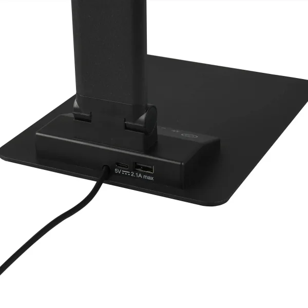 LAMPADA DA TAVOLO LED 6,5W 3000-6500K NERA THELMA