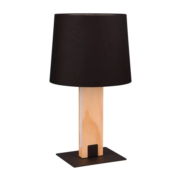 LAMPADA DA TAVOLO E27 BASE IN LEGNO CON LED 6W ROXANA LAMPADA DA TAVOLO E27 BASE IN LEGNO CON LED 6W ROXANA