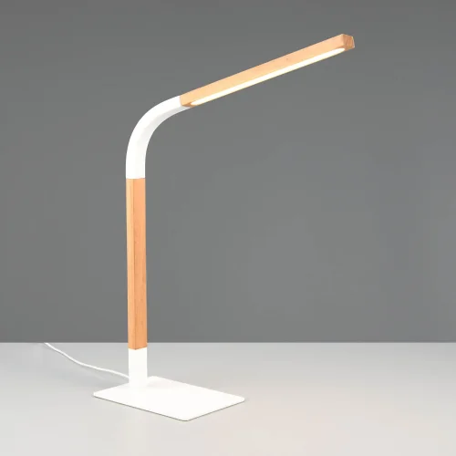 LAMPADA DA TAVOLO LED 7W 3000K METALLO BIANCO NELSON LAMPADA DA TAVOLO LED 7W 3000K METALLO BIANCO NELSON