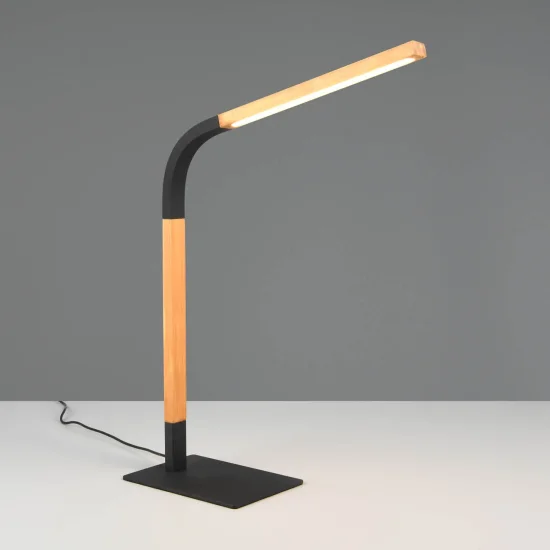 LAMPADA DA TAVOLO LED 7W 3000K METALLO NERO NELSON 2