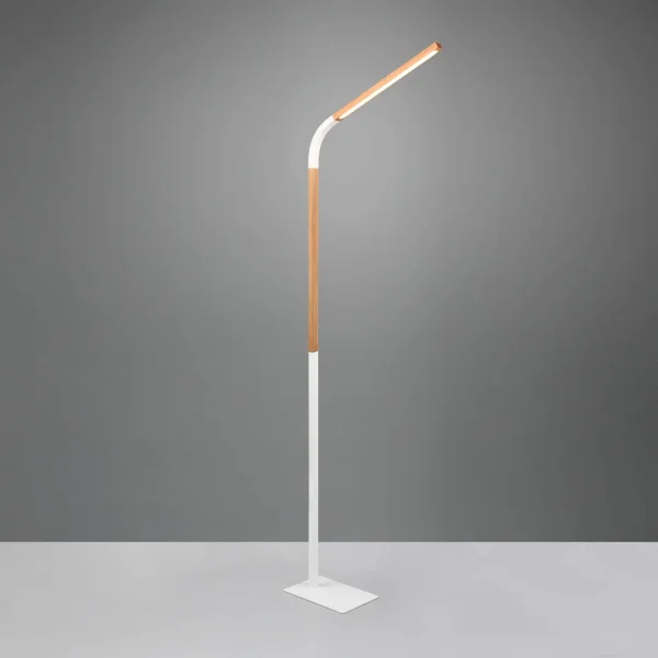 LAMPADA DA TERRA LED 11W 3000K METALLO BIANCO NELSON LAMPADA DA TERRA LED 11W 3000K METALLO BIANCO NELSON