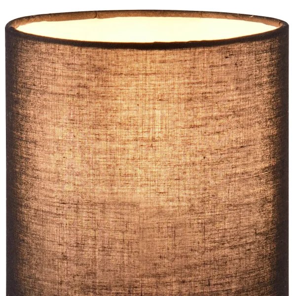 LAMPADA DA TAVOLO BASE IN VETRO AMBRA E27 ELISEO