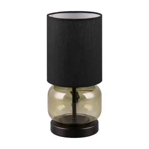 LAMPADA DA TAVOLO BASE IN VETRO VERDE E27 ELISEO