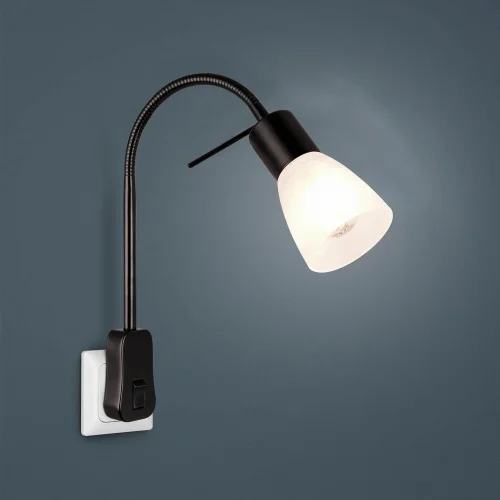 PROIETTORE LED E14 4,9W 3000K NERO LEONEL
