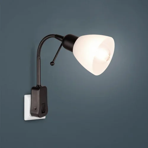 PROIETTORE FLESSIBILE IN METALLO NERO E14 LIAM