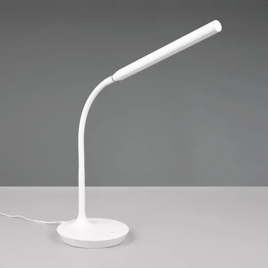LAMPADA DA TAVOLO TATTILE A LED 5W REGOLABILE BIANCO TANNER 2