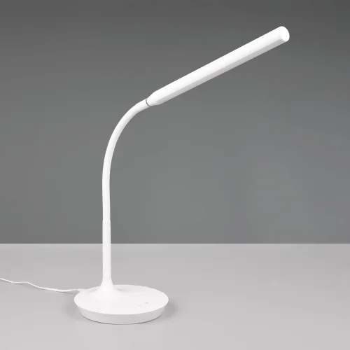 LAMPADA DA TAVOLO TATTILE A LED 5W REGOLABILE BIANCO TANNER LAMPADA DA TAVOLO TATTILE A LED 5W REGOLABILE BIANCO TANNER