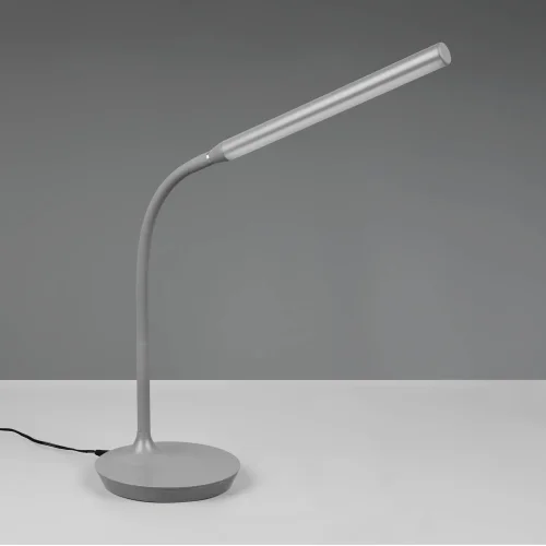 LAMPADA DA TAVOLO TATTILE LED 5W REGOLABILE GRIGIO TANNER LAMPADA DA TAVOLO TATTILE LED 5W REGOLABILE GRIGIO TANNER