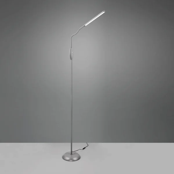 LAMPADAIRE TATTILE LED 5W REGOLABILE GRIGIO TANNER