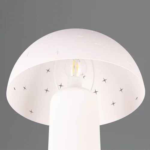 LAMPADA DA TAVOLO IN METALLO BIANCO E14 NISCALO