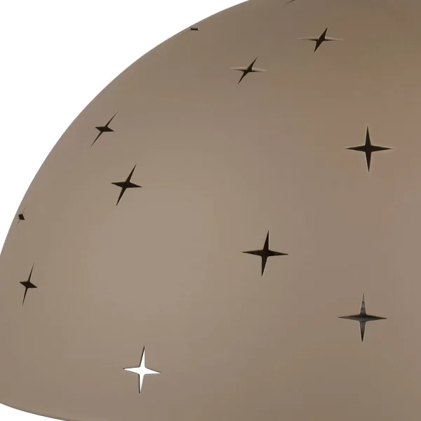 LAMPADA DA TAVOLO IN METALLO GRIGIO MARRONE E14 NISCALO