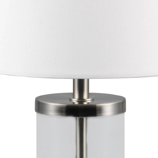 LAMPADA DA TAVOLO IN METALLO NICKEL MATT E14 GLADYS