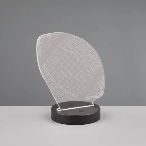 LAMPADA DA TAVOLO LED 3,2W 3000K RGBW PALLONE DA FOOTBALL AMERICANO LAMPADA DA TAVOLO LED 3,2W 3000K RGBW PALLONE DA FOOTBALL AMERICANO