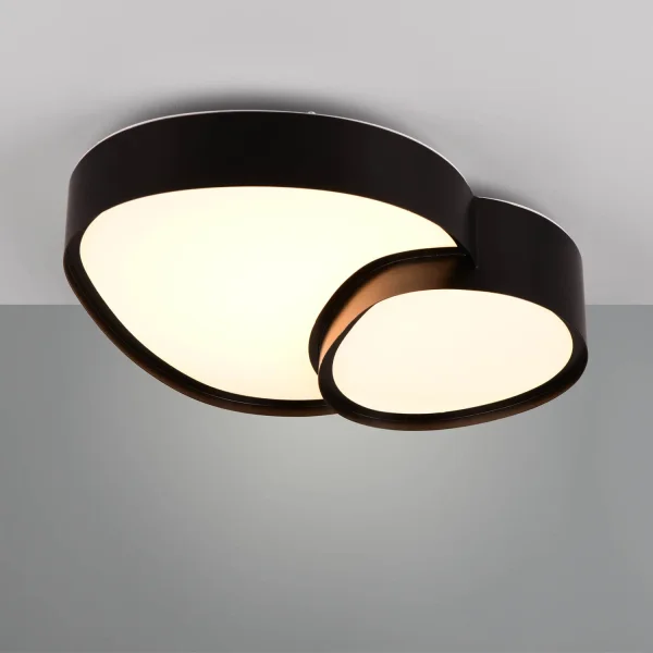 PLAFONIERA A SOFFITTO LED 21W 2700-6500K NERO RUBY